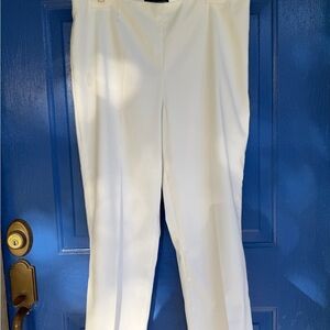 Elegant Size 12 White Women's Pants